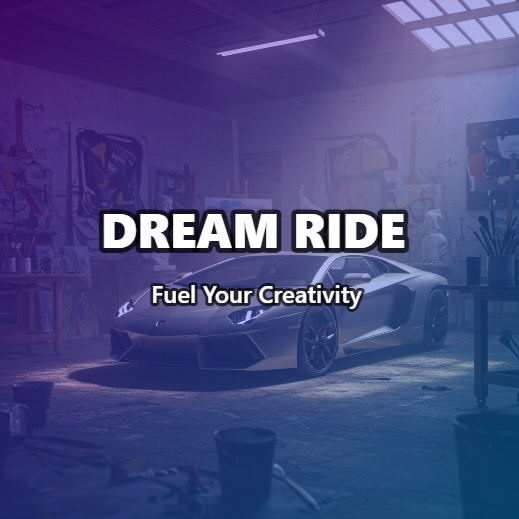 Classic car at sunset